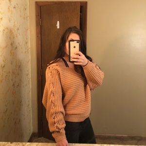 Off the shoulder sweater